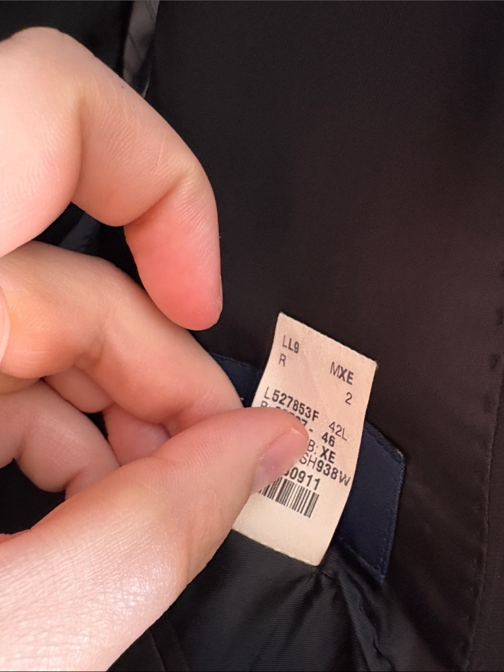 Ralph Lauren Blazer Mens 42 L Wool Black Sport Coat Work Business Professional - Picture 7 of 8